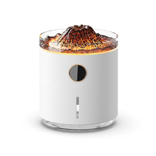 HX127 Mini Volcano Lava Aromatherapy Diffuser Small Household Atmosphere Humidifier, Color: White by buy2fix