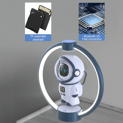 Magnetic Levitation Astronaut Intelligent Voice Bluetooth Speaker(Blue) - Desktop Speaker by buy2fix | Online Shopping UK | buy2fix