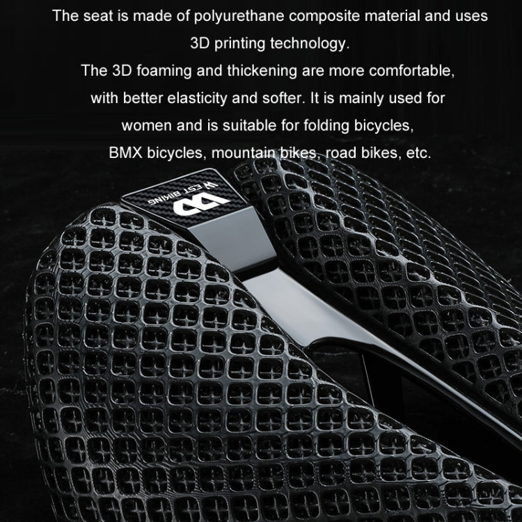 WEST BIKING Road Bicycle Carbon Fiber Ultralight Breathable Seat(Black) - Bicycle Saddle by WEST BIKING | Online Shopping UK | buy2fix