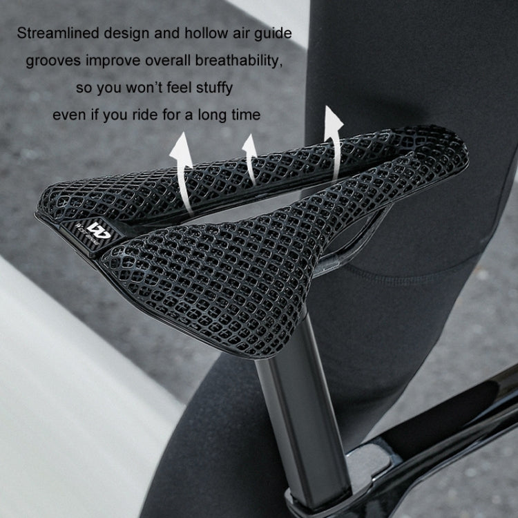 WEST BIKING Road Bicycle Carbon Fiber Ultralight Breathable Seat(Black) - Bicycle Saddle by WEST BIKING | Online Shopping UK | buy2fix