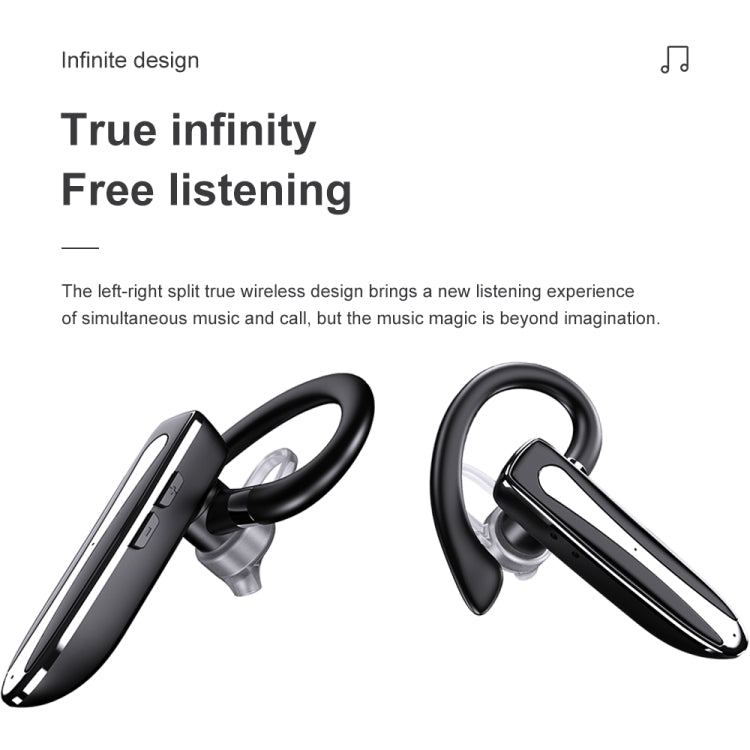 Bluetooth Earphone With Digital Display Charging Compartment Wireless Earphone For Car Talking Noise Reduction(530-1 Flagship Version) - Bluetooth Earphone by buy2fix | Online Shopping UK | buy2fix