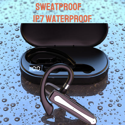 Bluetooth Earphone With Digital Display Charging Compartment Wireless Earphone For Car Talking Noise Reduction(530-1 Flagship Version) - Bluetooth Earphone by buy2fix | Online Shopping UK | buy2fix