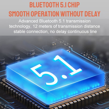 Bluetooth Earphone With Digital Display Charging Compartment Wireless Earphone For Car Talking Noise Reduction(530-1 Flagship Version) - Bluetooth Earphone by buy2fix | Online Shopping UK | buy2fix