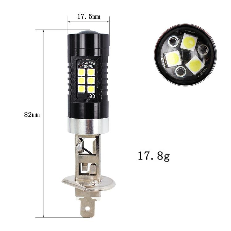 1pair Automotive High-power LED White Light Fog Lamp(H1) - Fog / Driving Lights by buy2fix | Online Shopping UK | buy2fix