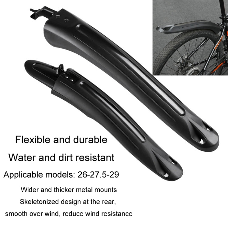 08CY0007 Bike Fenders Set Widen Lengthen Bicycle MTB Front Rear Quick Release Mudguard - Mudguards by buy2fix | Online Shopping UK | buy2fix