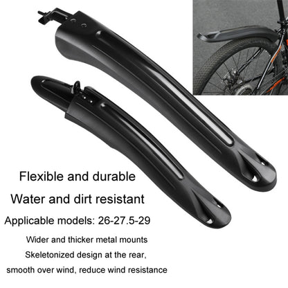 08CY0007 Bike Fenders Set Widen Lengthen Bicycle MTB Front Rear Quick Release Mudguard - Mudguards by buy2fix | Online Shopping UK | buy2fix