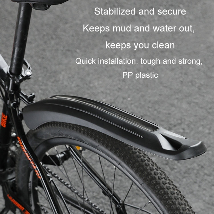08CY0007 Bike Fenders Set Widen Lengthen Bicycle MTB Front Rear Quick Release Mudguard - Mudguards by buy2fix | Online Shopping UK | buy2fix