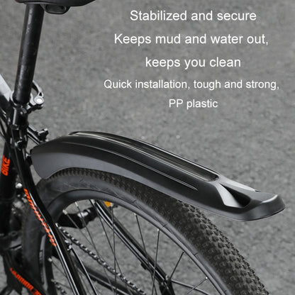 08CY0007 Bike Fenders Set Widen Lengthen Bicycle MTB Front Rear Quick Release Mudguard - Mudguards by buy2fix | Online Shopping UK | buy2fix
