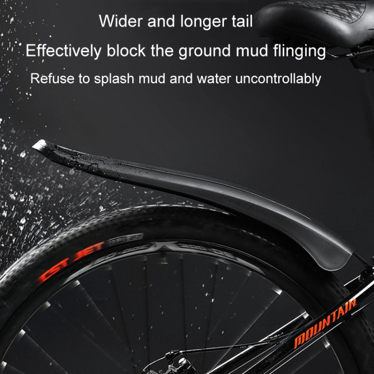 08CY0007 Bike Fenders Set Widen Lengthen Bicycle MTB Front Rear Quick Release Mudguard - Mudguards by buy2fix | Online Shopping UK | buy2fix