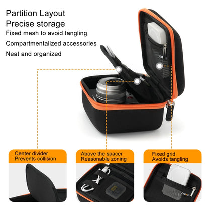 Cwatcun D156 Large Portable Storage Bag Small Microslice Hard Shell Camera Bag(Strawberry Pink) - Soft Bag by Cwatcun | Online Shopping UK | buy2fix