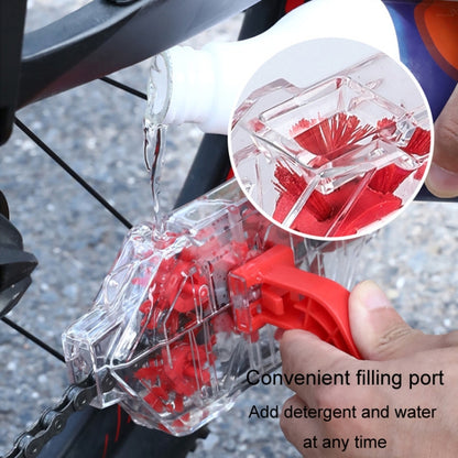 Bicycle Chain Cleaner Visual Immersion Chain Cleaner Brush Road Bike Cleaning Tool(Transparent) - Maintenance tools by buy2fix | Online Shopping UK | buy2fix