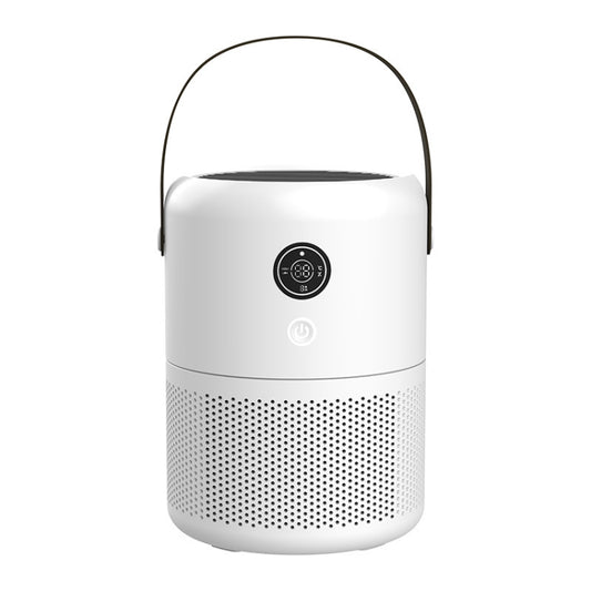 HX830 Smart Digital Display UV Ultraviolet Sterilization Desktop Negative Ion Air Purifier(White) by buy2fix