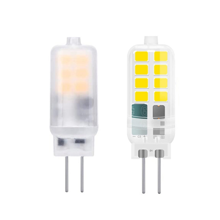 G4 AC/DC12V 3W Flicker-free Replacement LED Halogen Lamp Beads, Light Color: Cold White(Transparent Cover) - LED Blubs & Tubes by buy2fix | Online Shopping UK | buy2fix