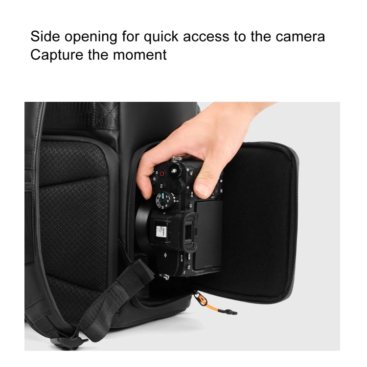 Cwatcun D141 Shoulder Drone Bag Large Capacity Multifunctional Waterproof Photography SLR Camera Bag(Black Extra Large) - Backpack by Cwatcun | Online Shopping UK | buy2fix