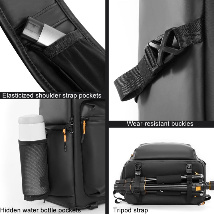 Cwatcun D141 Shoulder Drone Bag Large Capacity Multifunctional Waterproof Photography SLR Camera Bag(Black Extra Large) - Backpack by Cwatcun | Online Shopping UK | buy2fix