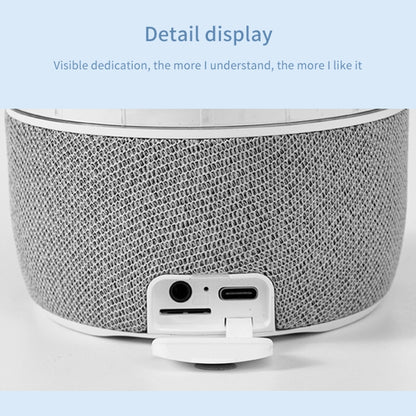 Portable Colorful Atmosphere Light Jellyfish Rhythmic Bluetooth Speaker(White) - Desktop Speaker by buy2fix | Online Shopping UK | buy2fix