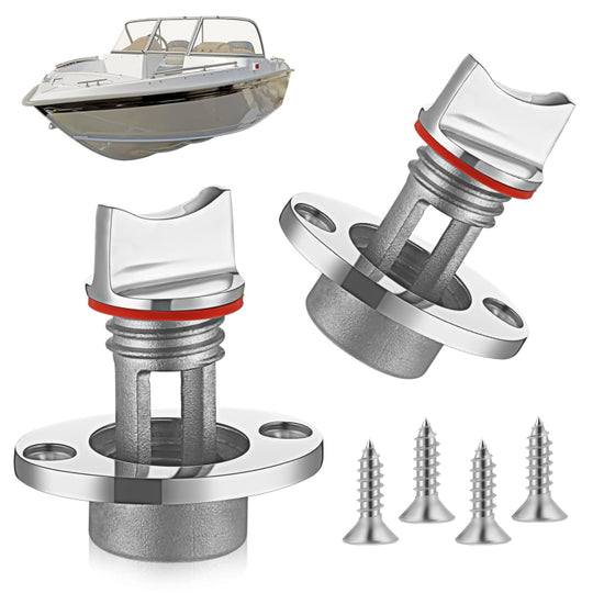 Stainless Steel Water Plug For Kayak Stern Drain, Set: 2pcs