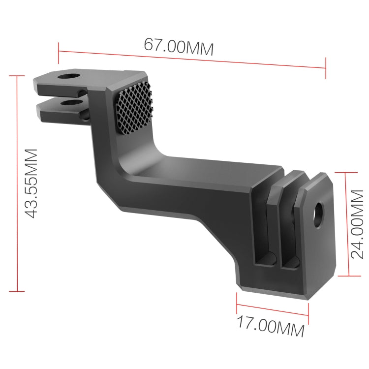 Vertical Mount Adapter for GoPro HERO12 Black / 11 Black / 10 Black / 9 Black - Connection Mount by buy2fix | Online Shopping UK | buy2fix