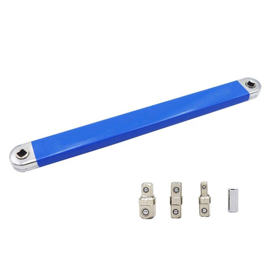 Multifunctional Ratcheting Extension Wrench Household Car Maintenance Tools(Blue)
