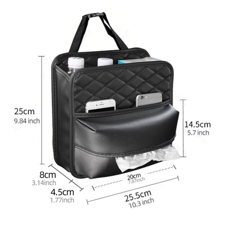 2 In 1 Car Seat Back Storage Hanging Tissue Bag, Style: Standard - Stowing Tidying by buy2fix | Online Shopping UK | buy2fix