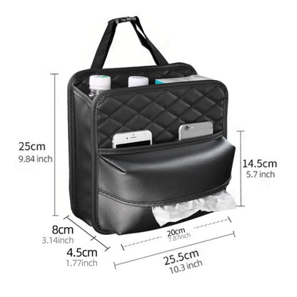 2 In 1 Car Seat Back Storage Hanging Tissue Bag, Style: Standard - Stowing Tidying by buy2fix | Online Shopping UK | buy2fix