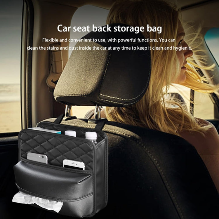 2 In 1 Car Seat Back Storage Hanging Tissue Bag, Style: Standard - Stowing Tidying by buy2fix | Online Shopping UK | buy2fix