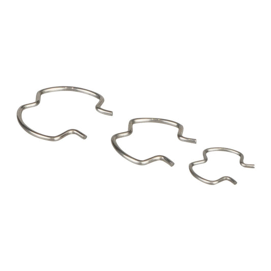 18pcs /Set Quick Connector Clip Transmission Cooler Wire Clip(Silver) by buy2fix