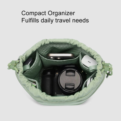 Cwatcun D159 Cloud Drawstring Camera Bag Shoulder Crossbody Photo Bag(Gray) - Strap Satchel by Cwatcun | Online Shopping UK | buy2fix