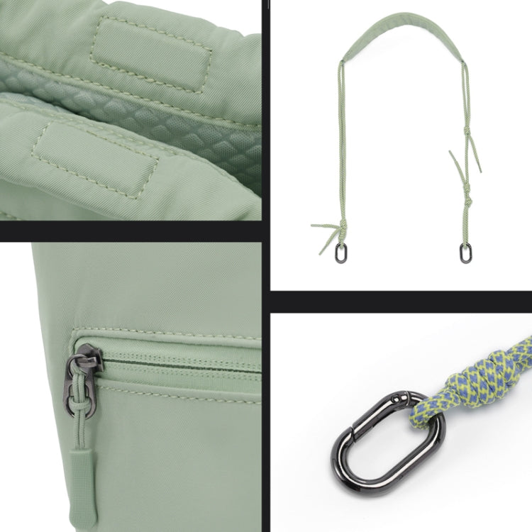 Cwatcun D159 Cloud Drawstring Camera Bag Shoulder Crossbody Photo Bag(Gray) - Strap Satchel by Cwatcun | Online Shopping UK | buy2fix