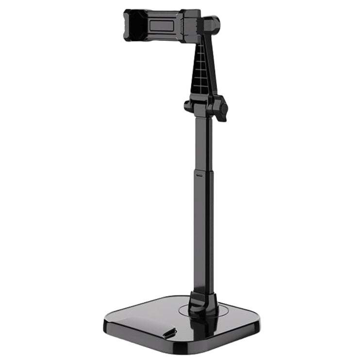 Dual-Position Rotatable Phone And Tablet Stand Retractable Weighted Base Desktop Holder, Spec: Phone Model Black - Desktop Holder by buy2fix | Online Shopping UK | buy2fix