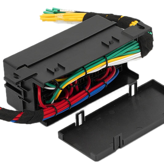 11-way 12V Relay Fuse Holder With Wire For Cars Ships, Specifications: Full Set 5 Pin by buy2fix