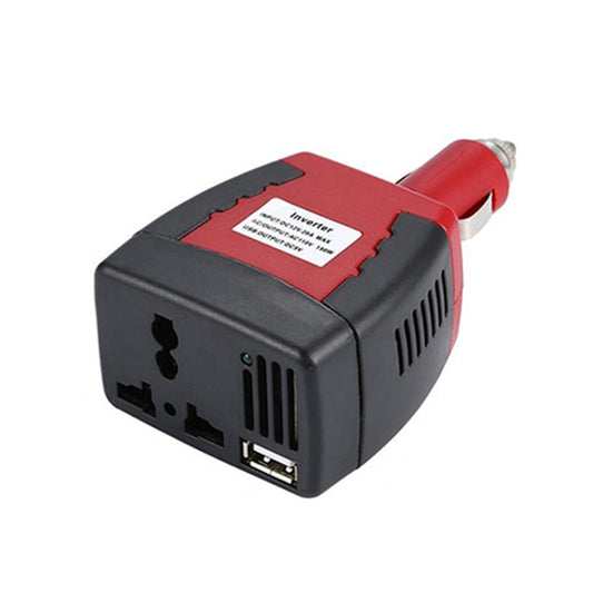 75W Car Inverter Voltage Conversion USB Port Charger, Color: 12V To 220V 0.5A Black - Modified Square Wave by buy2fix | Online Shopping UK | buy2fix