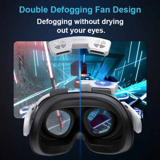 For Meta Quest 3 STARTRC GAMES VR Air Circulation Quick Removal Breathable Replacement Mask(With Fan) by STARTRC GAMES