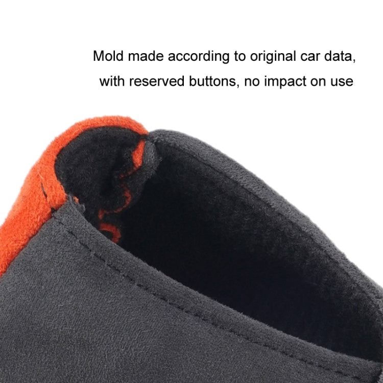 Suede Automatic Manual Gear Lever Cover(Red) by buy2fix