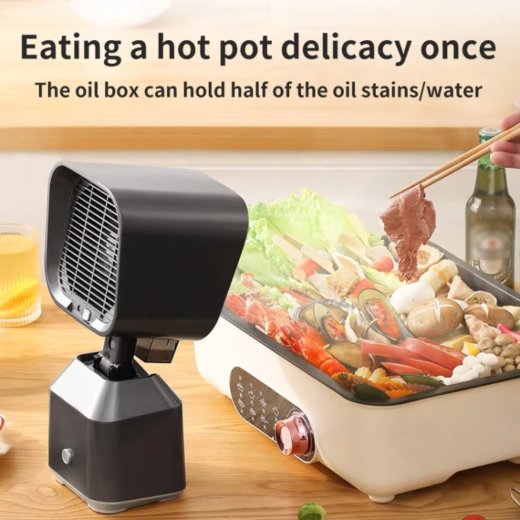 Desktop Range Hood Barbecue Small Movable Liftable Extractor Hood 2 Wind Speeds Adjust UK Plug - Range Hoods & Accessories by buy2fix | Online Shopping UK | buy2fix