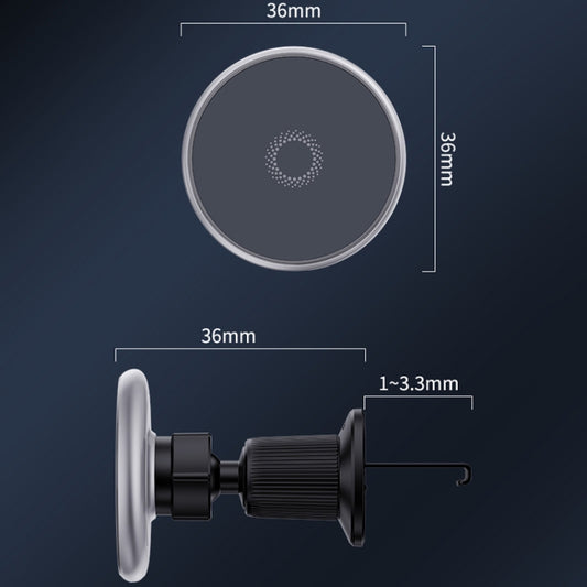 Car Wireless Magnetic Atmosphere Light Mobile Phone Holder(W17) by buy2fix