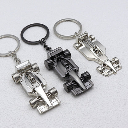 F1 Racing Car Keychain Portable Bag Decoration Pendant, Style: X-035 Hollow by buy2fix
