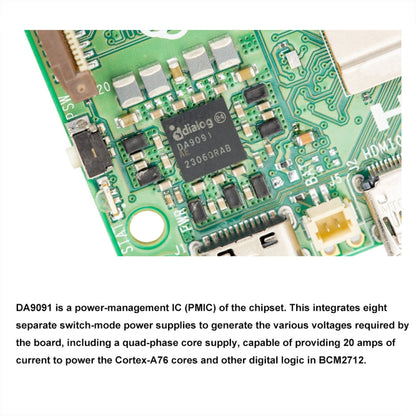 Waveshare For Raspberry Pi 5 2.4GHz Quad-Core BCM2712 Processor Development Board, Spec: 2GB - Raspberry Pi Accessories by Waveshare | Online Shopping UK | buy2fix