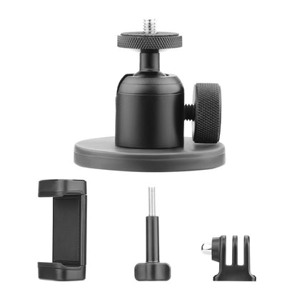 Magnetic Aluminum Alloy Ball Head Mount for Sports Cameras and Mobile Phones - Connection Mount by buy2fix | Online Shopping UK | buy2fix