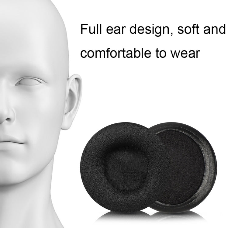 For JBL Tune 600BTNC / T500BT / T450BT 1pair Earphone Cushion Cover Earmuffs Replacement Earpads, Color: LR Mesh Black - Earmuff & Pad by buy2fix | Online Shopping UK | buy2fix