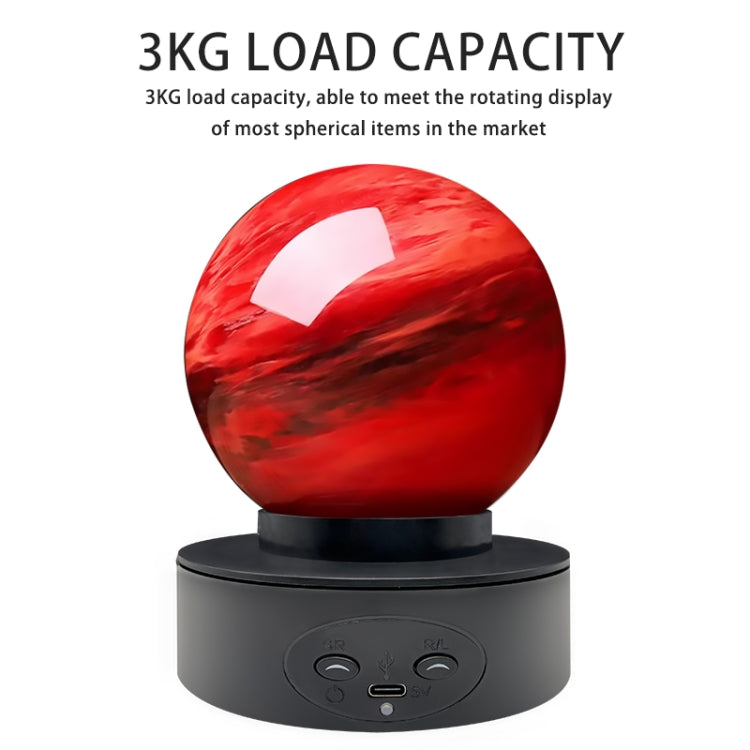 Intelligent Electric Roundabout 360 Degree Rotating Disc Table Live Shooting Video Props(White) -  by buy2fix | Online Shopping UK | buy2fix