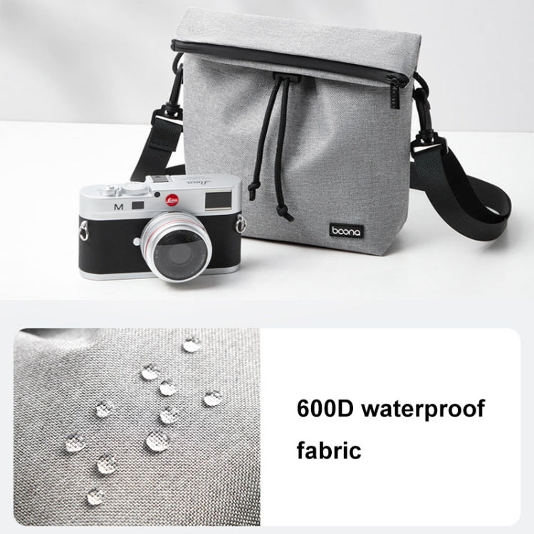 Baona BN-H022 SLR / Micro-Single Camera Bag Lightweight Single-Shoulder Camera Bag(Gray) - Strap Satchel by Baona | Online Shopping UK | buy2fix