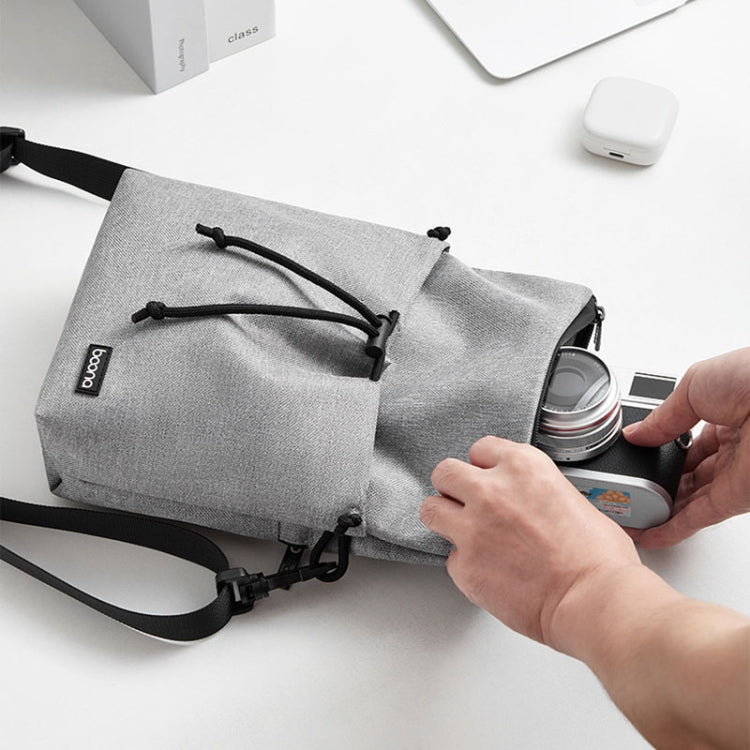 Baona BN-H022 SLR / Micro-Single Camera Bag Lightweight Single-Shoulder Camera Bag(Gray) - Strap Satchel by Baona | Online Shopping UK | buy2fix