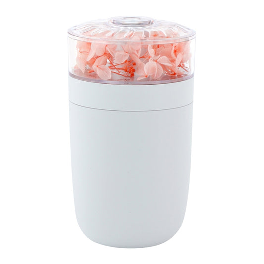 230ml Flower Air Humidifier USB Home Car Aroma Humidifier With Colorful Ambient Light(White) by buy2fix
