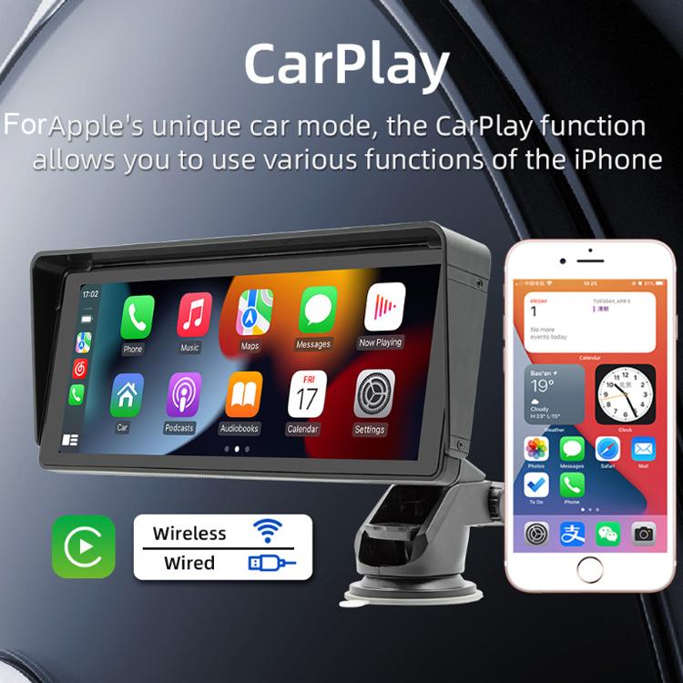 10.26 Inch Car Multimedia Display Supports Carplay/Android Auto Screen Mirroring(Display+ Camera) by buy2fix