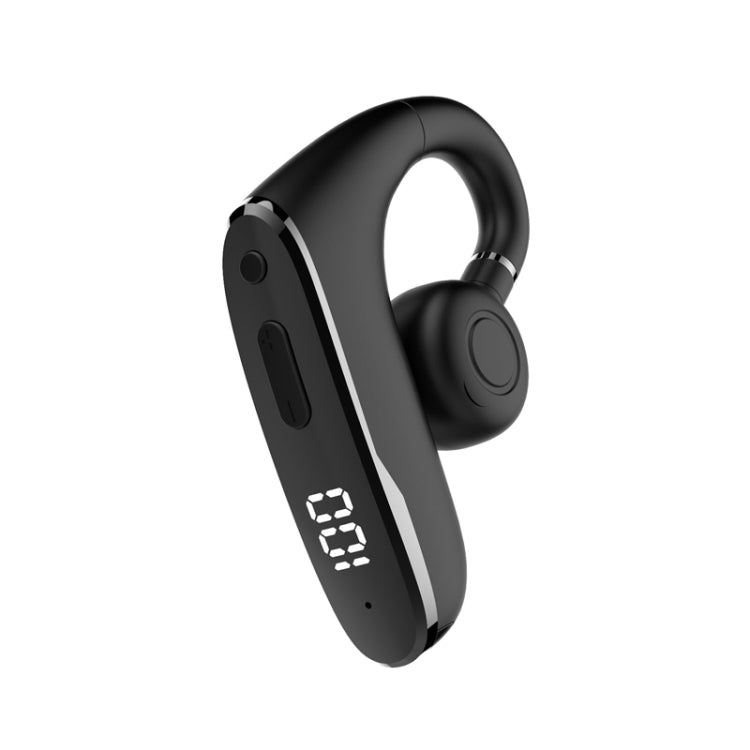 M-W8 Bone Conduction Digital On-Ear Single Ear Bluetooth Earphone(Black) - Bluetooth Earphone by buy2fix | Online Shopping UK | buy2fix
