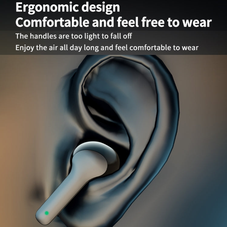 Smart Touch Color Screen Wireless Bluetooth Earphones(White) - Bluetooth Earphone by buy2fix | Online Shopping UK | buy2fix