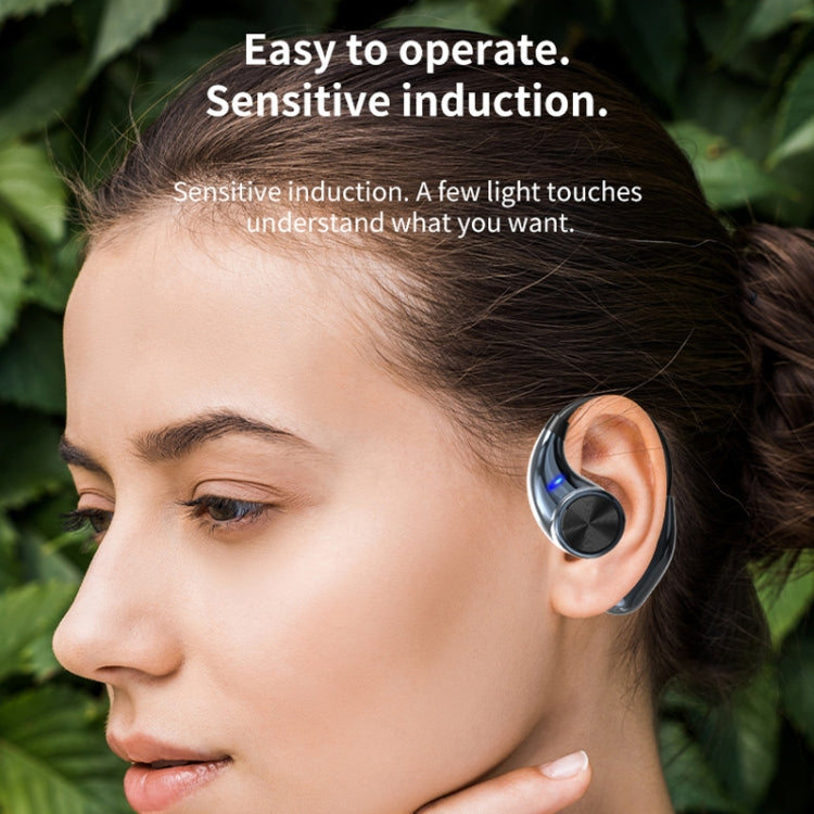 Open Comfortable Hanging Ear OWS Bluetooth Earphones(Black) - TWS Earphone by buy2fix | Online Shopping UK | buy2fix