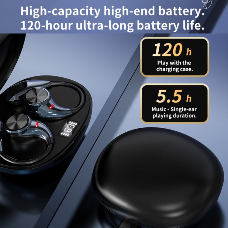 Open Comfortable Hanging Ear OWS Bluetooth Earphones(Black) - TWS Earphone by buy2fix | Online Shopping UK | buy2fix