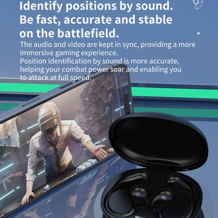 Open Comfortable Hanging Ear OWS Bluetooth Earphones(Black) - TWS Earphone by buy2fix | Online Shopping UK | buy2fix